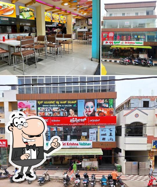 Among different things one can find exterior and interior at Sri Krishna Vaibhav