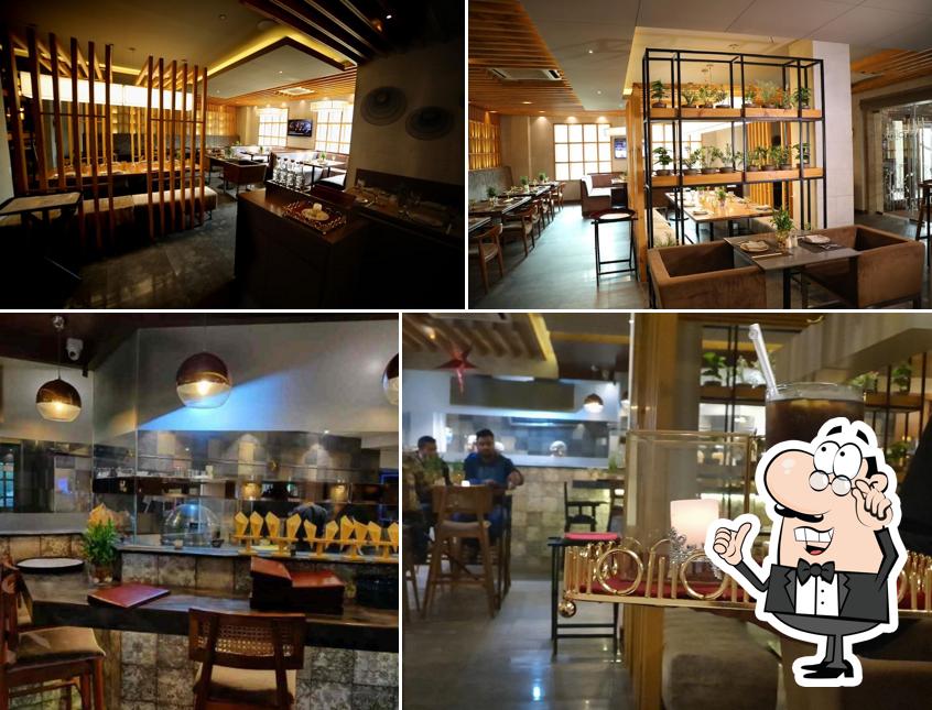 Take a seat at one of the tables at Tokyo Pan Asian Restro Bar