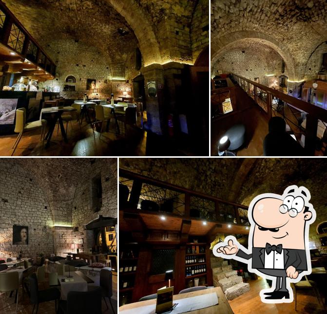 Gli interni di Il Cantinone di Guarcino