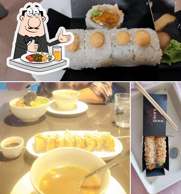 Food at Saiko Sushi House