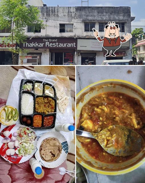 This is the image showing food and exterior at Thakkar Restaurant