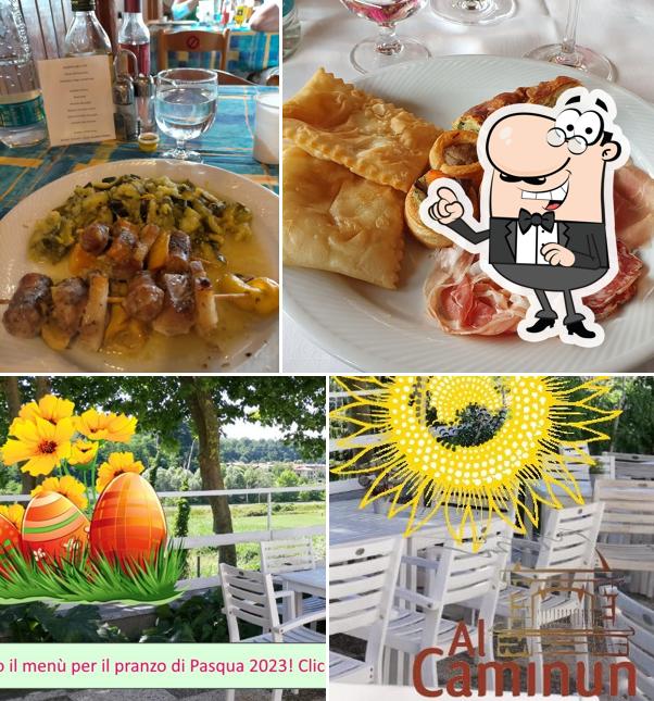 La foto di interni e bevanda da Al Caminun Trattoria Pizzeria