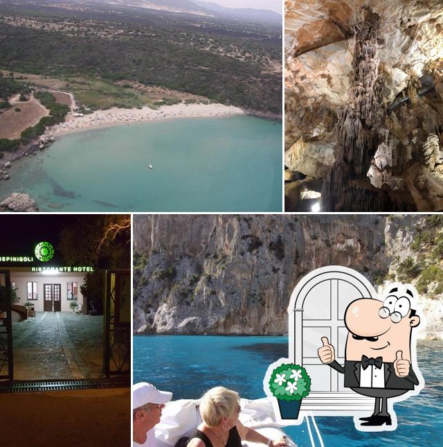 Goditi la vista dall'area esterna di Hotel Ispinigoli