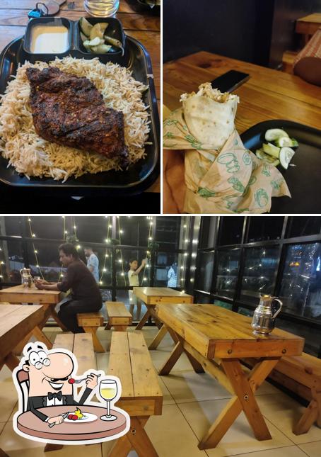 The restaurant's food and interior