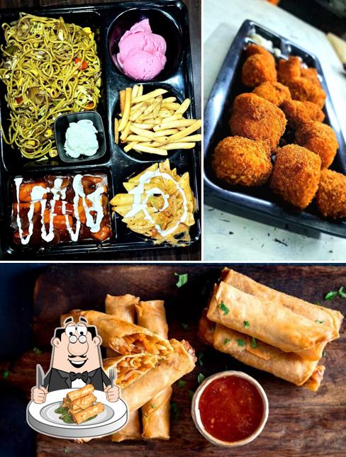 Spring rolls at Taste Bug Lalru