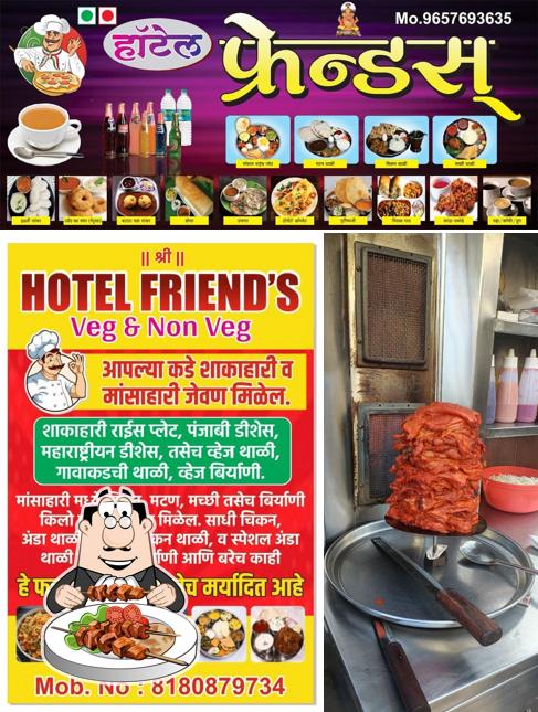 Food at Hotel Friends