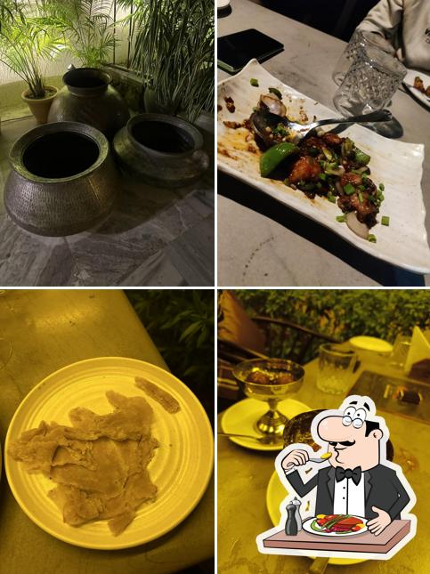 Food at Cave Dine In