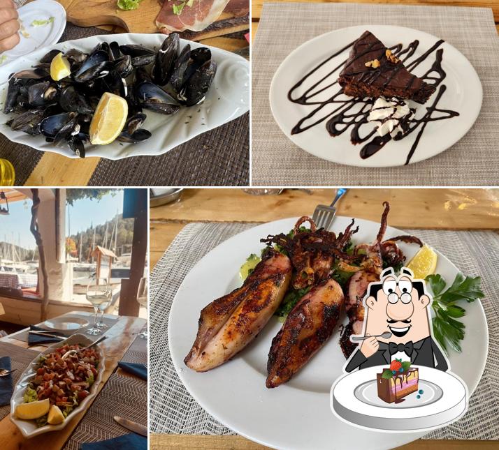 Torta al cioccolato al Konoba More i prstaci