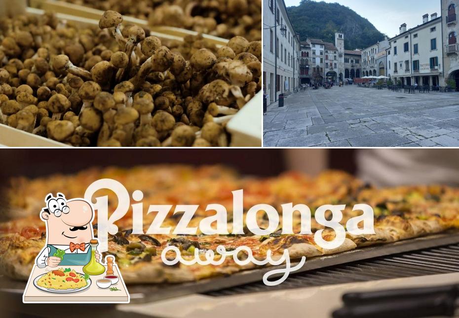 La cibo e esterno del ristorante