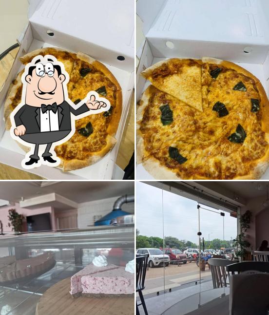 The picture of The Blue Oven’s interior and food