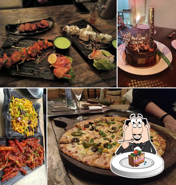 Chocolate cake at Banera The Lounge And Bar