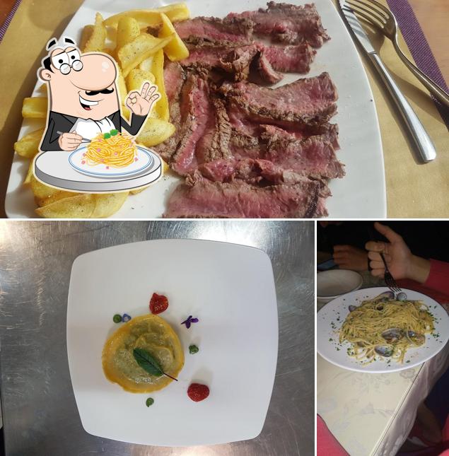 Spaghetti alla carbonara al Hotel PIzzeria Dovina