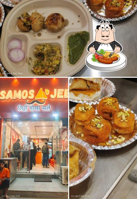 Food at Samosa Jee Litti Chokha Wale