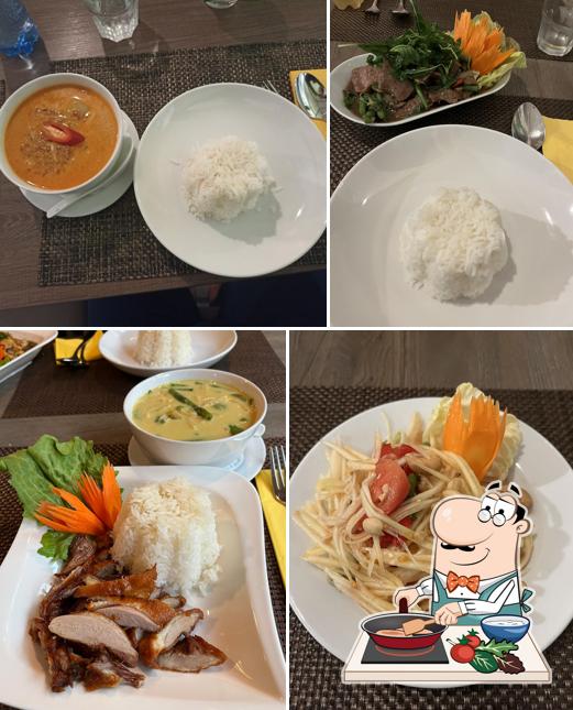 Pollo al curry al Siam Square Bistro