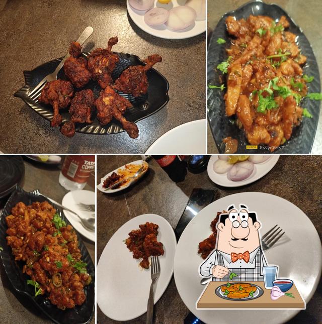 Chicken wings at Brundhavan Restaurant