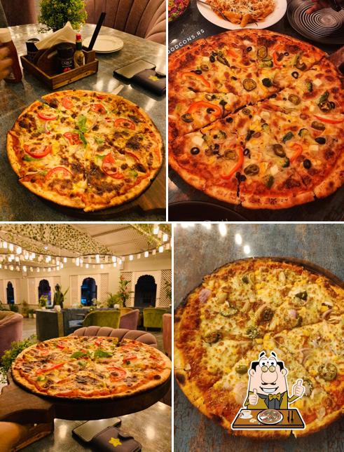 Pick pizza at Little Italy Pizzeria