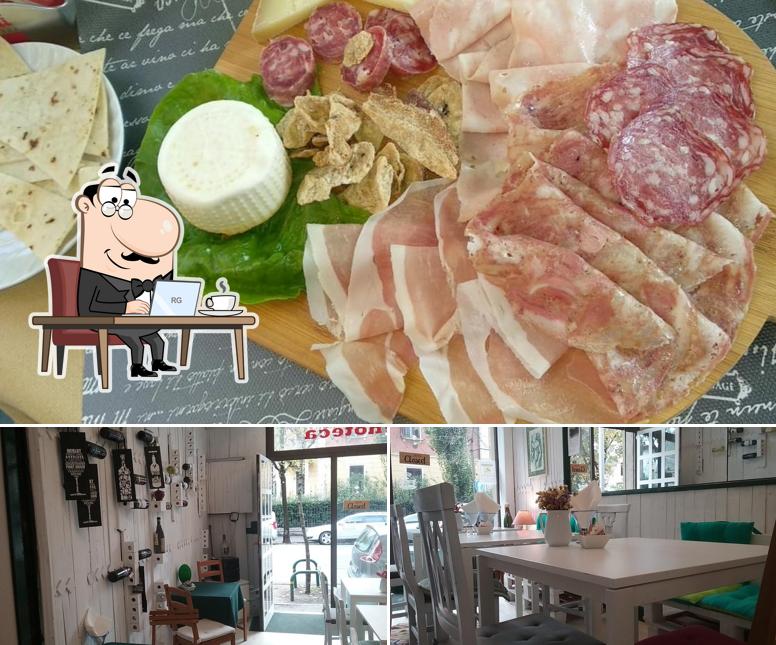 La interni e la carne del ristorante