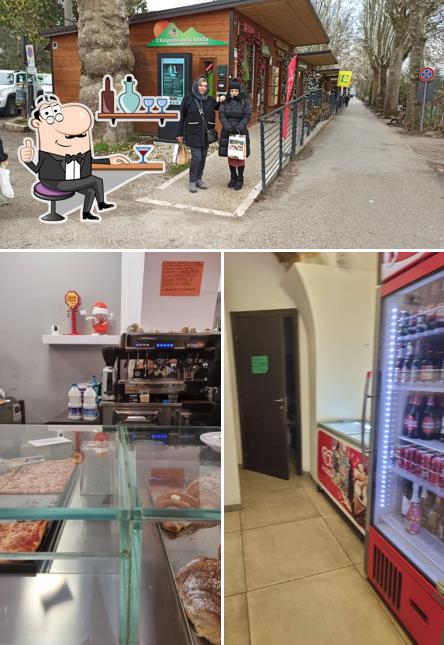 La interni e esterno del ristorante