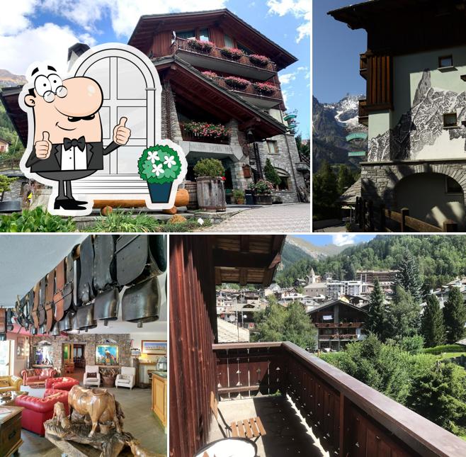 Puoi goderti l'aria fresca da seduto all'esterno di Hotel Walser