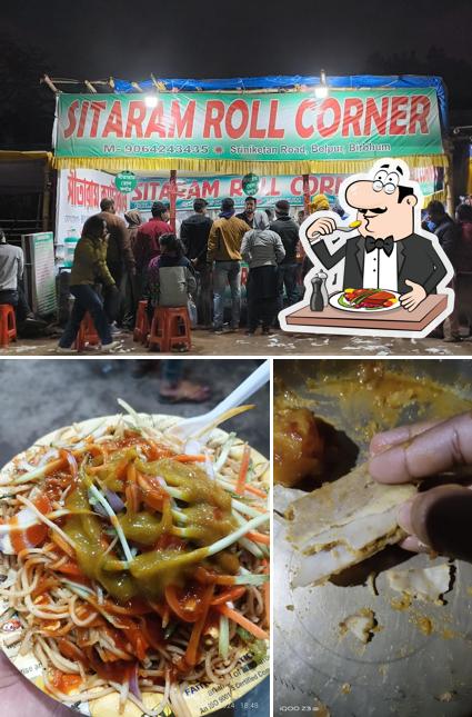Food at Sitaram roll corner
