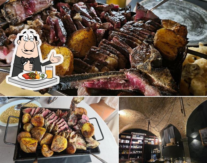 La immagine della cibo e vino di Casa Della Bistecca