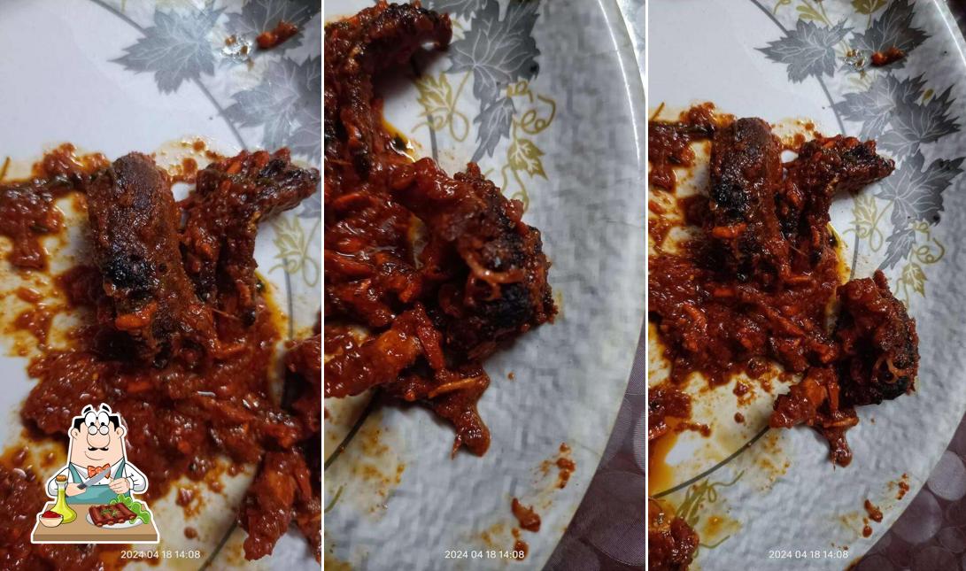 Baby back ribs at Hotel Taj