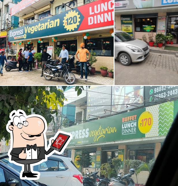 Check out how Express vegetarian looks outside