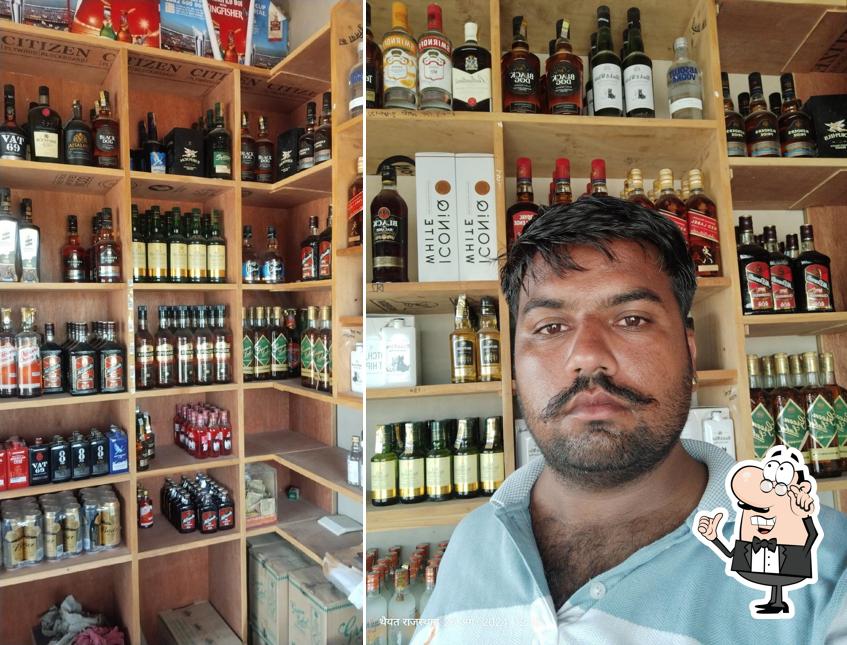The interior of Sujan Singh Wine Shop Thaiyat