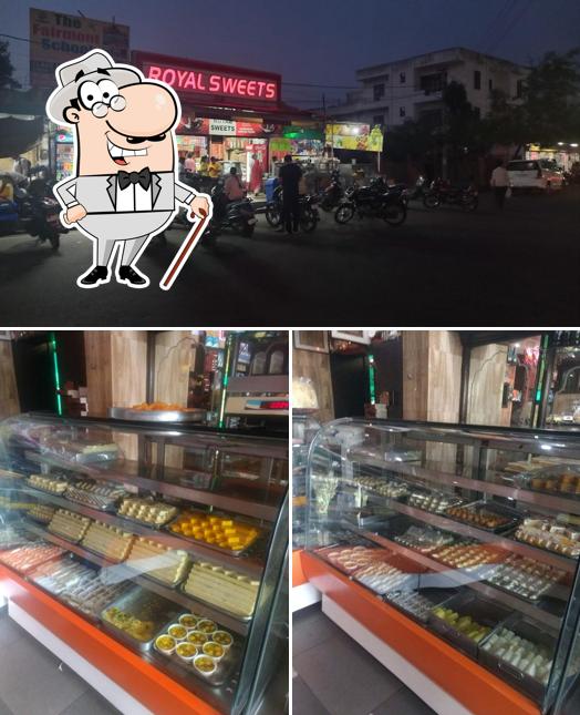 The exterior of Royal Sweets