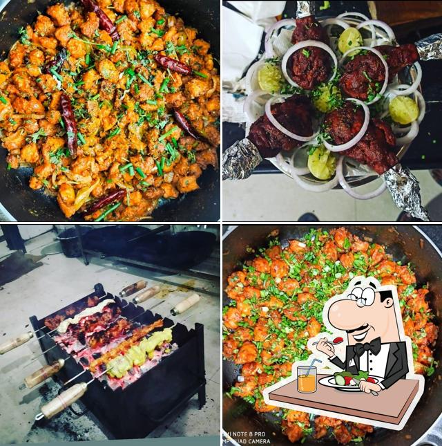 Food at Chop and Chew Restaurant
