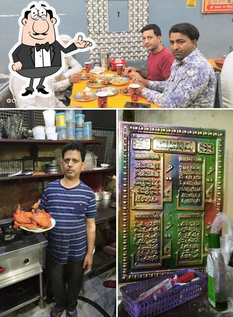 The interior of Dilli Darbar Chicken Point Saleem Saifi