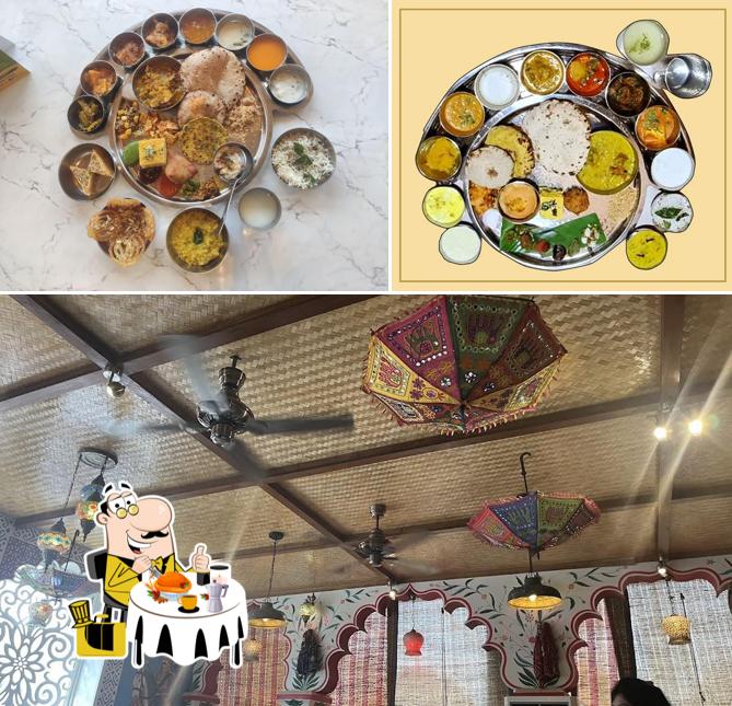 Food at Ranisa N Rajasa Gurgaon - Pure Vegetarian Thali Restaraunt