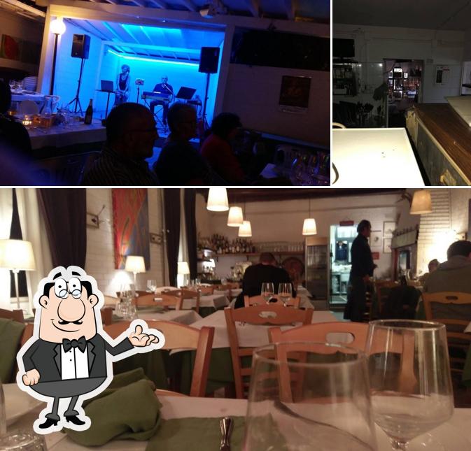 Gli interni di Trattoria Lo Spiedo