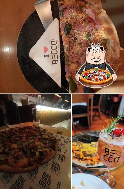 Escolha diferentes variedades de pizza