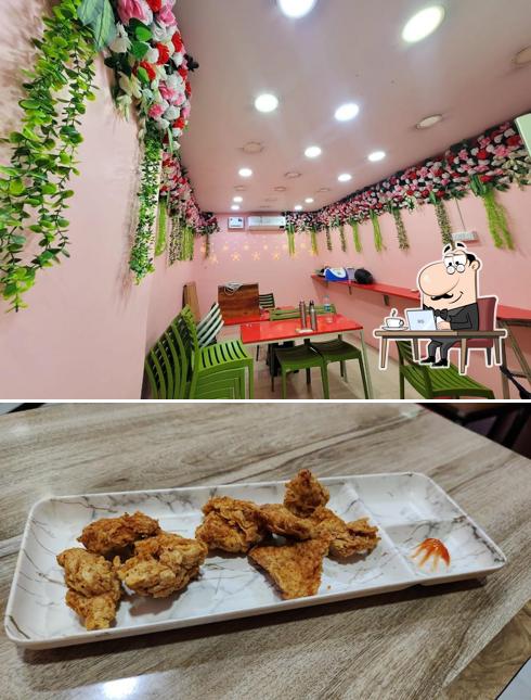 The interior of Aadyafee BURGER HOUSE