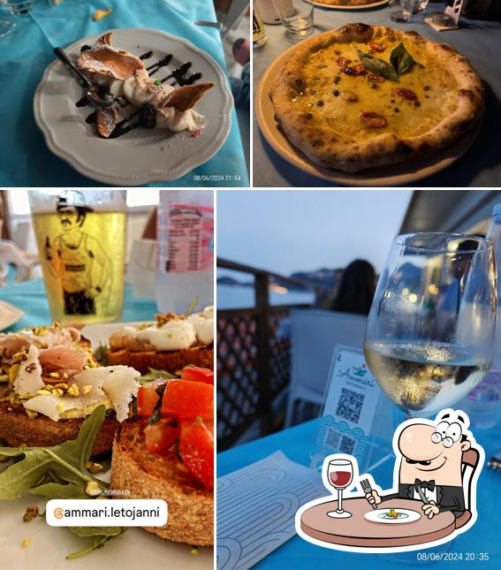 Questa è la immagine che mostra la cibo e bevanda di Ammàri