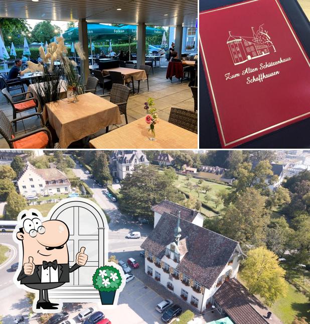Gli esterni di Schweizer Küche Events Restaurant Zum Alten Schützenhaus