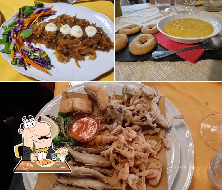 Platti al Antica Trattoria Ferrari