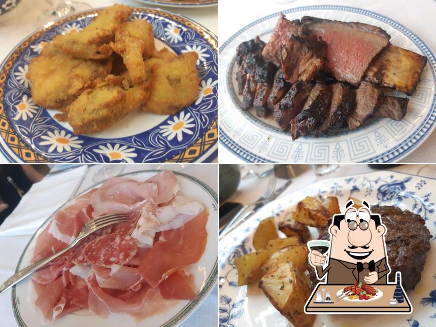 C'è un'ampia gamma di pasti per gli amanti della carne