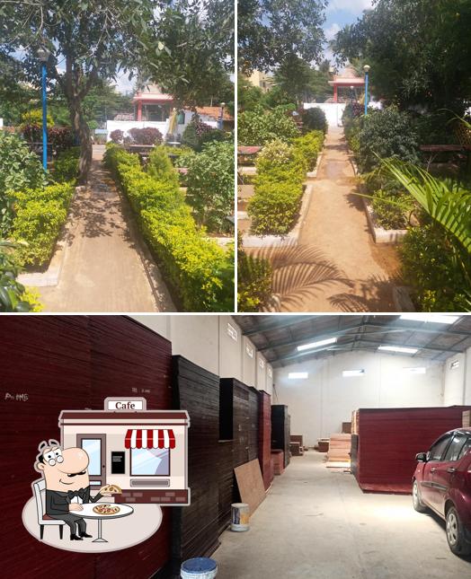 Enjoy the view at the outside area of Spandana Bar & Family Restaurant