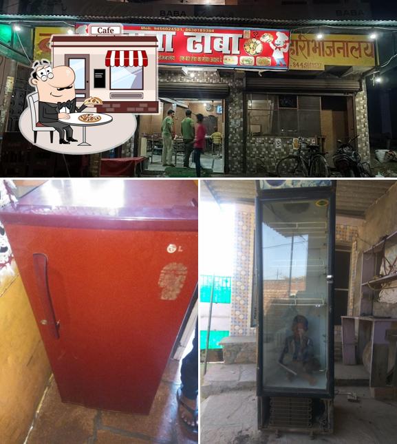The exterior of Baba Dhaba