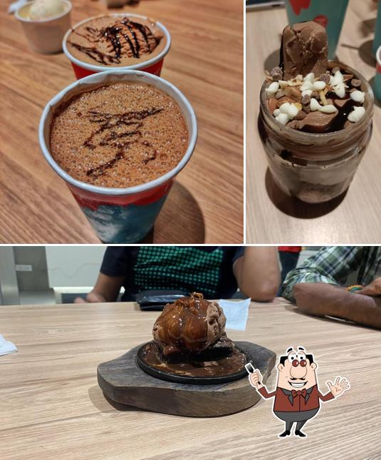 Chocolate mousse at Havmor Havfunn - Anna Nagar