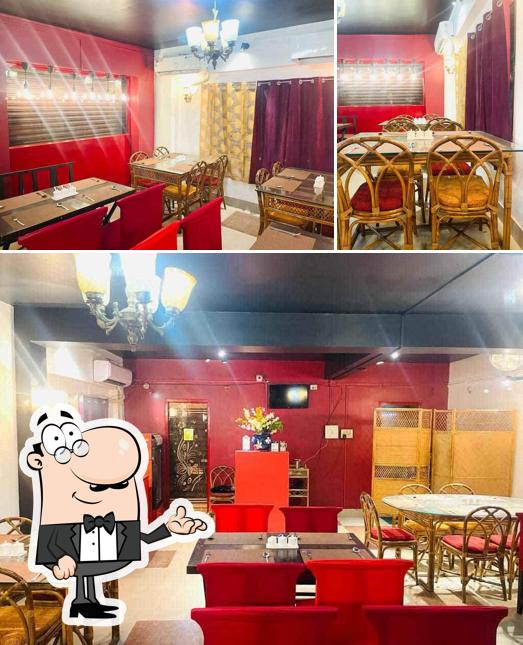 The interior of Happy Dragon