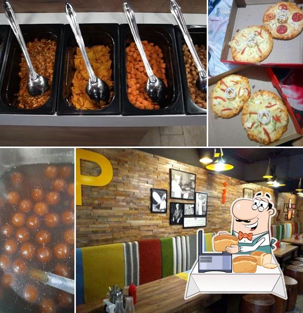 Garlic bread at Pizza Zone