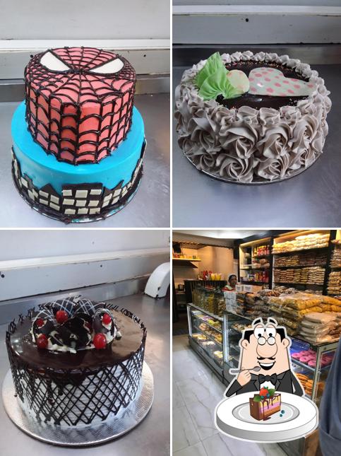 Chocolate cake at Grand Bakers & Supermarket