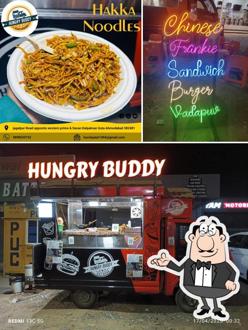 The image of interior and exterior at HUNGRY BUDDY