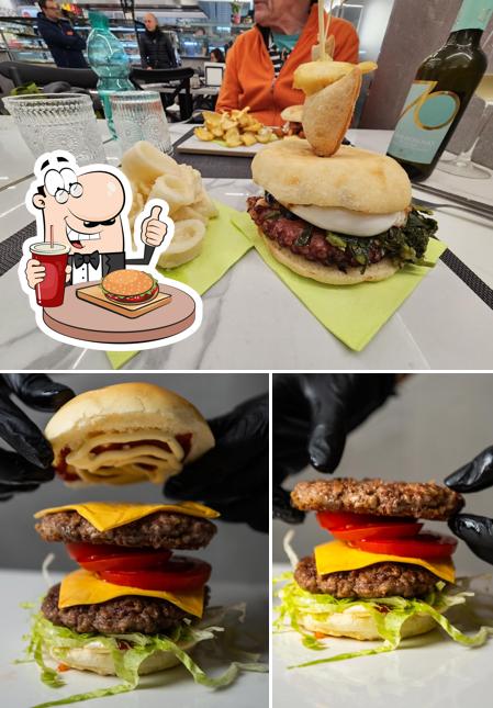Ordina un hamburger a Somnia Pizza & Burger Ritrovo