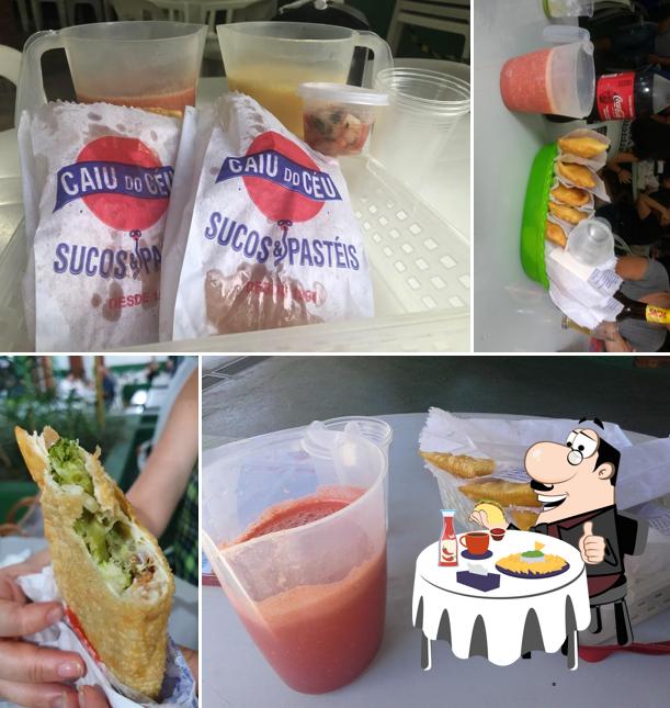Prato de queijo em Caiu Do Céu