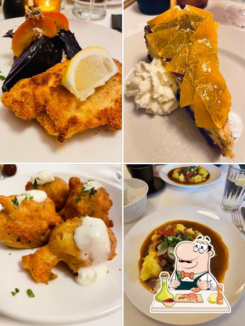 Gamberetti e grana al Restaurant Speck