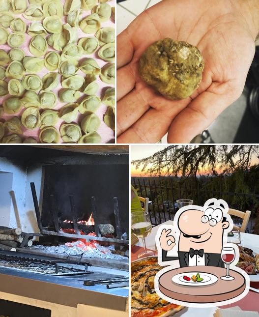 Platti al Ristorante Le Cantine